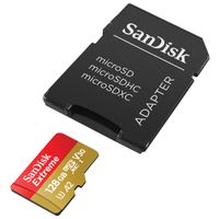 SanDisk microSD Extreme - 128GB - Inclusief RescuePro Deluxe - UHS-I/U3/Full HD/4K UHD