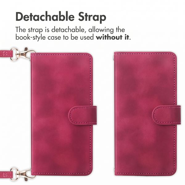 imoshion Bookcase with Strap Samsung Galaxy A27 (5G) - Red