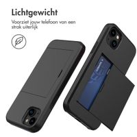 imoshion Backcover met pasjeshouder Apple iPhone 14 - Zwart