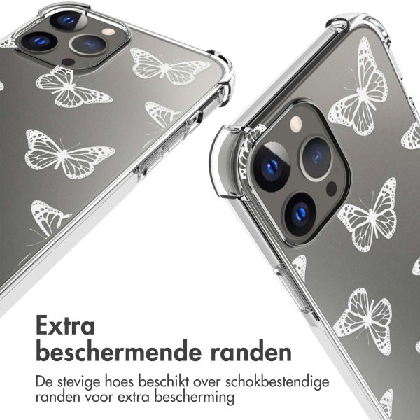 imoshion Design hoesje met koord iPhone 13 Pro Max - Butterfly