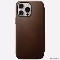 Nomad Modern Leather FolioBookcase Apple iPhone 16 Pro Max - Bruin
