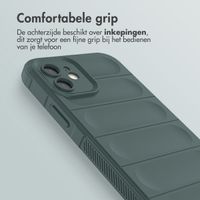 imoshion EasyGrip Backcover Apple iPhone 12 - Donkergroen