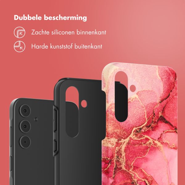 Selencia Vivid Tough Backcover Samsung Galaxy A55 - Rosy Marble