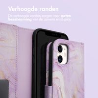 imoshion Design Bookcase iPhone 11 - Purple Marble