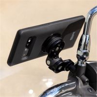 SP Connect Clutch Mount Pro Telefoonhouder Motor voor SPC+ hoesjes - 360° draaibaar - Zwart