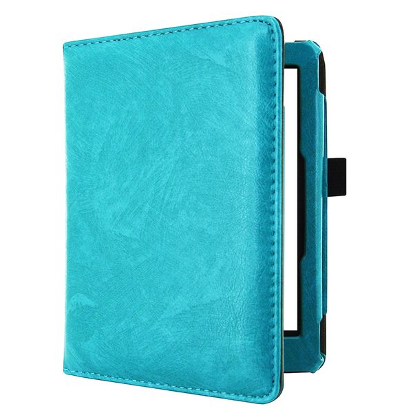 imoshion Luxe Effen Bookcase Kobo Aura Edition 2 - Turquoise