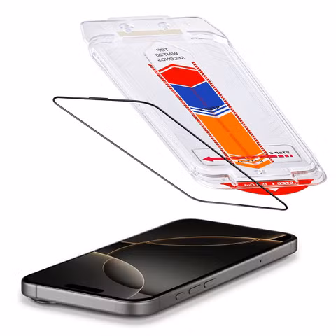 Accezz Gehard Glas Screenprotector + Applicator Apple iPhone 16 Pro