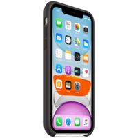 Apple Silicone Backcover iPhone 11 - Zwart