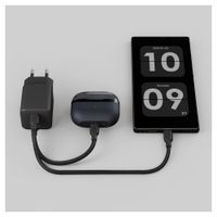 Zens Compact Oplader 2x USB-C 100W - Power Adapter - Zwart