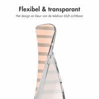 imoshion Design hoesje Apple iPhone 16 - Striped peach reverse