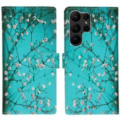 imoshion Design Softcase Bookcase Samsung Galaxy S23 Ultra - Blossom