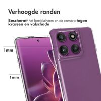 Accezz Clear Backcover Motorola Edge 60 Pro - Transparant