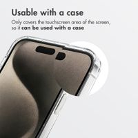 Accezz Privacy Tempered Glass Screen Protector + Applicator Apple iPhone 15 Pro