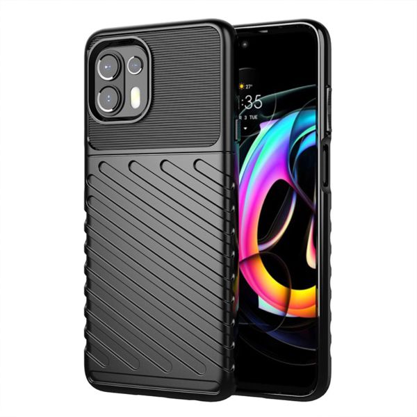 imoshion Thunder Backcover Motorola Edge 20 Lite - Zwart