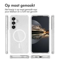 imoshion Sparkle Backcover met MagSafe Samsung Galaxy S25 - Glitter Transparant