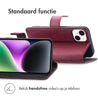 imoshion Luxe Bookcase Apple iPhone 14 / 13 - Bordeaux