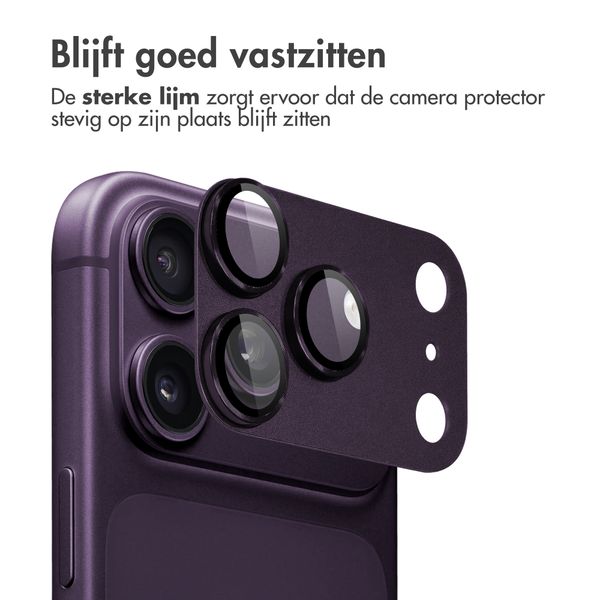 imoshion Camera Protector Glas 2 Pack voor de Apple iPhone 18 Pro - Plum