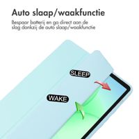 imoshion Trifold Hardcase Bookcase Samsung Galaxy Tab A11 Plus - Lichtblauw
