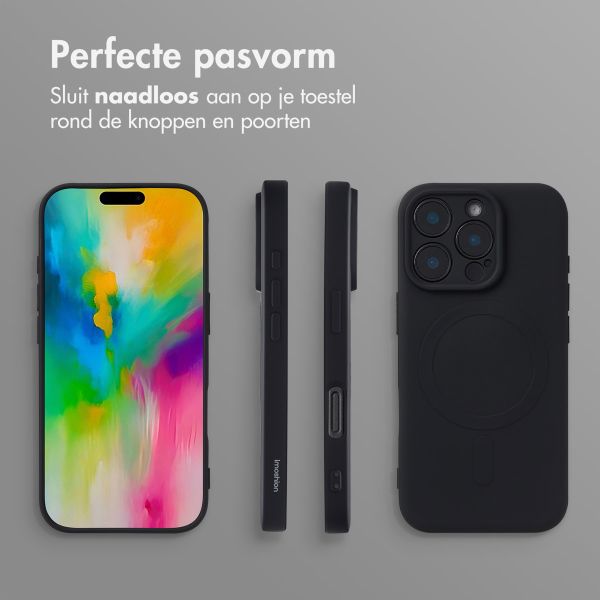 imoshion Color Backcover met MagSafe Apple iPhone 16 Pro Max - Zwart
