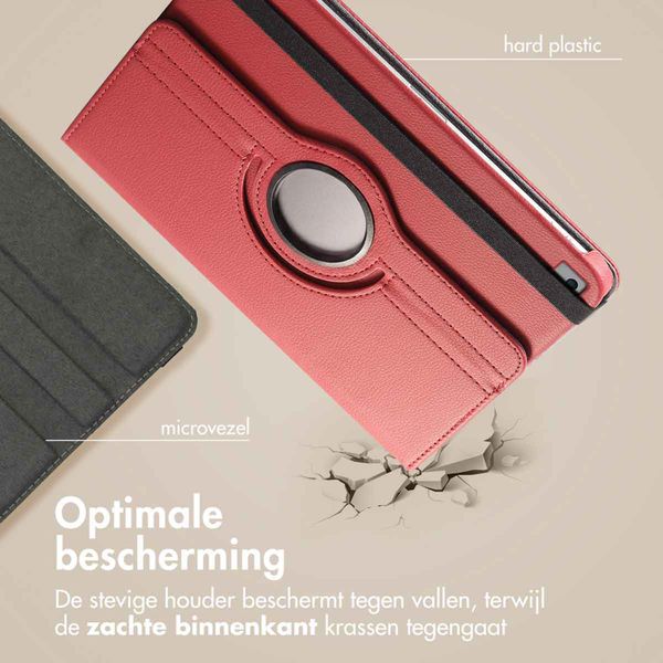 imoshion 360° draaibare Bookcase Apple iPad 6 (2018) 9.7 inch / iPad 5 (2017) 9.7 inch - Donkerrood