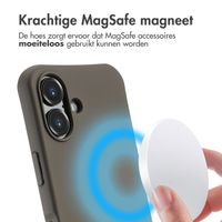 imoshion Color Backcover met afneembaar koord MagSafe iPhone 16 - Black Coffee