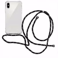 imoshion Backcover met koord Apple iPhone X / Xs - Zwart & Goud