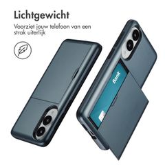 imoshion Backcover met pasjeshouder Samsung Galaxy S25 Edge - Donkerblauw