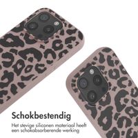 imoshion Siliconen design hoesje met koord Apple iPhone 16 Pro - Animal Pink