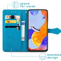 imoshion Mandala Bookcase Xiaomi Redmi Note 11 Pro - Turquoise