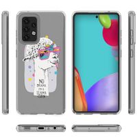 imoshion Design hoesje Samsung Galaxy A52(s) (5G/4G) - Llama - Wit