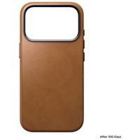 Nomad Traditional Leather Backcover met MagSafe Apple iPhone 18 Pro / 17 Pro - English Tan