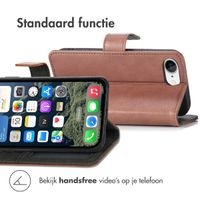 imoshion Luxe Bookcase iPhone SE 4 - Bruin