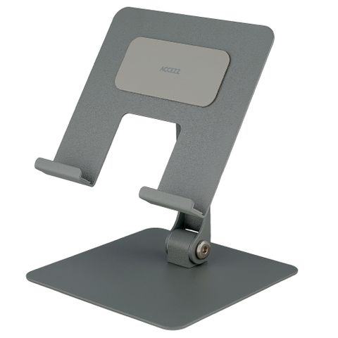 Accezz Opvouwbare Tabletstandaard Bureau - Houder voor tablet / 13 inch laptop - Grijs