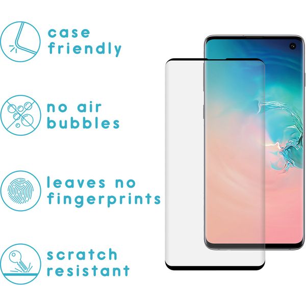 imoshion Anti-Shock Backcover + Premium Screenprotector Galaxy S10