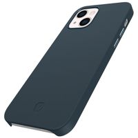 Valenta Luxe Leather Backcover iPhone 13 - Blauw