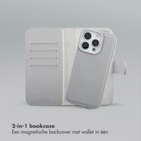 Selencia Olyn Uitneembare Bookcase met MagSafe Apple iPhone 16 Pro - Grijs