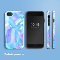 Selencia Vivid Tough Backcover Apple iPhone SE (2022 / 2020) / 8 / 7 - Holographic Blue Dream