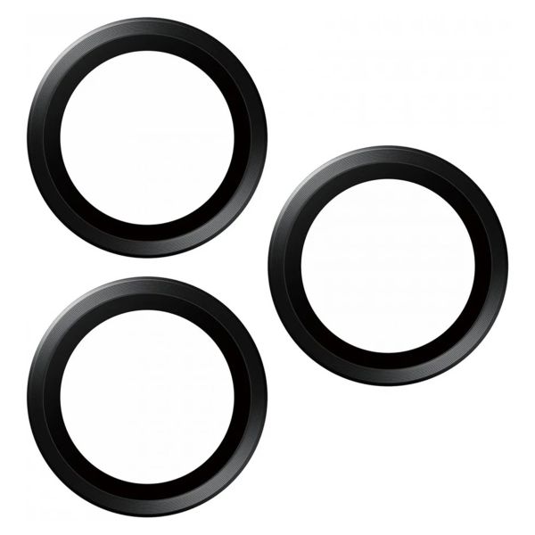 PanzerGlass Camera Protector Hoop Optic Rings iPhone 15 Pro / 15 Pro Max - Black Titanium