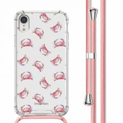 imoshion Design hoesje met koord Apple iPhone Xr - Crab Watercolor