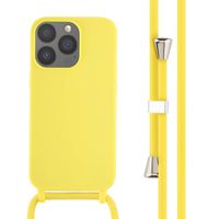 imoshion Siliconen hoesje met koord Apple iPhone 13 Pro - Geel