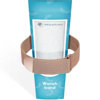 imoshion Milanees magnetisch bandje Apple Watch Series 1 - 11 / SE / Ultra (44/45/46/49 mm) - Maat M - Rosé Goud
