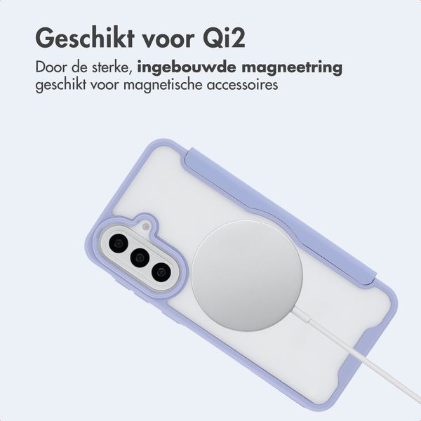 imoshion Transparante Bookcase met MagSafe Samsung Galaxy A57 (5G) - Lila