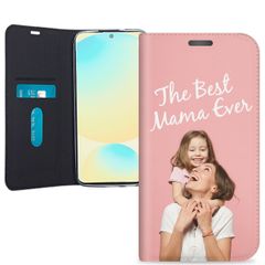 Ontwerp je eigen Compact gel bookcase hoes Samsung Galaxy S25 FE - Wit