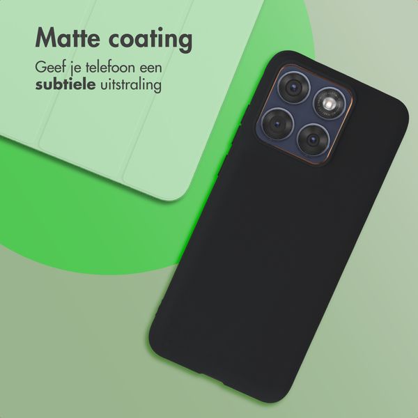 imoshion Color Backcover Motorola Edge 70 Fusion - Zwart