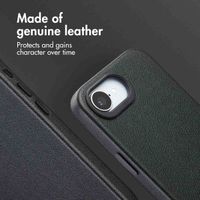 Accezz Leather Back Cover with MagSafe Apple iPhone 17e / 16e - Onyx Black
