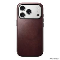 Nomad Modern Horween Leather Case Apple iPhone 17 Pro - Burgundy