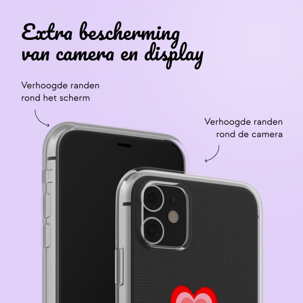 Hoesje met eigen foto en/of tekst Apple iPhone 11 - Hartje