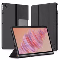 Dux Ducis Domo Bookcase Lenovo Tab Plus - Zwart