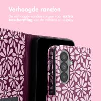 imoshion Design Bookcase Samsung Galaxy A37 (5G) - Bloom Love Blush