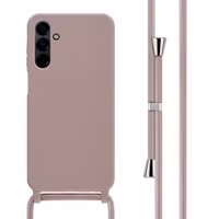 imoshion Siliconen hoesje met koord Samsung Galaxy A15 (5G/4G) - Sand Pink